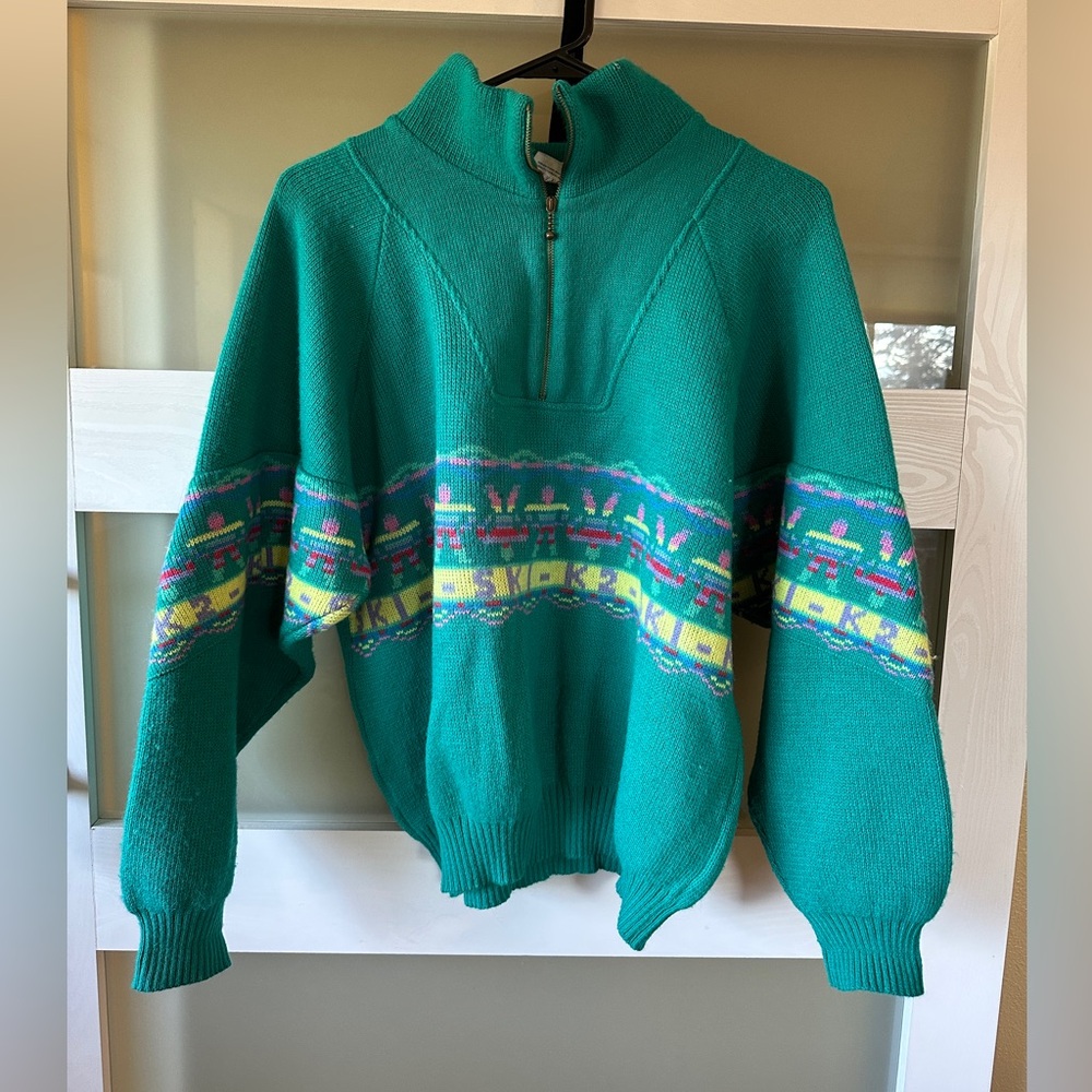 Vintage ski sweater